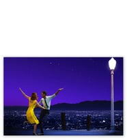 Ahşap Tablo La La Land Köprüde Dans Ryan Gosling Emma Stone