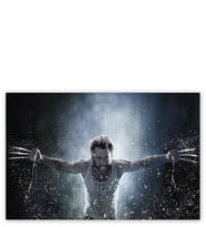 Ahşap Tablo Wolverine Kolları Açık Su Damlaları