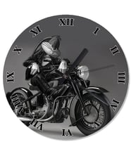 Motorcu Bugs Bunny Duvar Saati