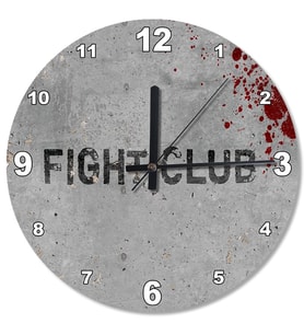 Fight Club Dekoratif Duvar Saati