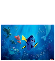 Ahşap Tablo Kayıp Balık Nemo Kaplumbağa