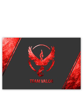 Ahşap Tablo Pokemon Go Team Valor Logo