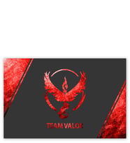 Ahşap Tablo Pokemon Go Team Valor Logo