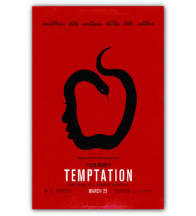 Ahşap Tablo Temptation Film Afiş
