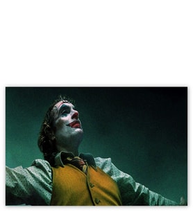 Ahşap Tablo Joker Joaquin Phoenix