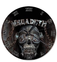 Megadeth Özel Tasarım Duvar Saati