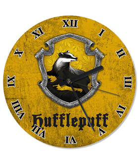 Hufflepuff Harry Potter Baskılı Duvar Saati