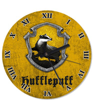 Hufflepuff Harry Potter Baskılı Duvar Saati
