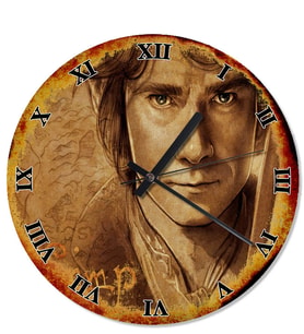Yüzüklerin Efendisi Bilbo Baggins Analog Duvar Saati