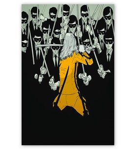 Ahşap Tablo Kill Bill Poster