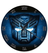 Transformers Logo Desenli Duvar Saati