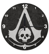 Assassin's Creed Hud Desenli Duvar Saati
