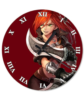 Katarina League Of Legends  Duvar Saati