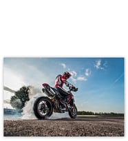 Ahşap Tablo Ducati Hyper 850 Motorsiklet