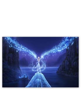 Ahşap Tablo Frozen 2 Queen Elsa