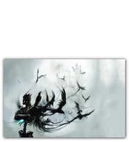 Ahşap Tablo İskeletten Ayrılan  Kuşları