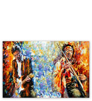 Ahşap Tablo Eric Clapton Leonid Afremov Yağlıboya