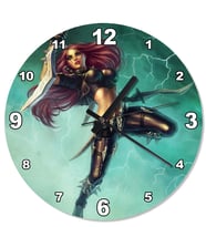 Katarina Aram Pentakill Şekilli Duvar Saati