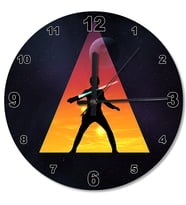 Star Wars Jedi Knight Akarlı Duvar Saati