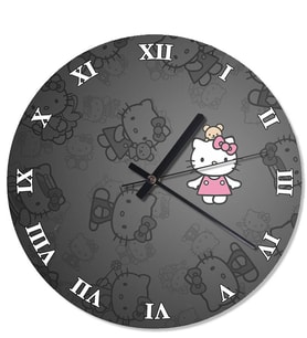 Hello Kitty Alice Tasarım Duvar Saati