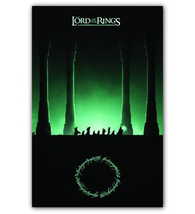 Ahşap Tablo The Lord Of The Rings Film Afişi