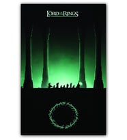 Ahşap Tablo The Lord Of The Rings Film Afişi