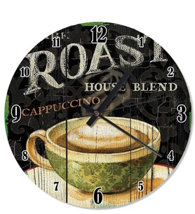 Cappuccino Kahve Zamanı Duvar Saati