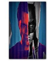 Ahşap Tablo Batman Ve Superman Tek Yüzde