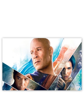 Ahşap Tablo Vin Diesel Donnie Yen Ruby Rose