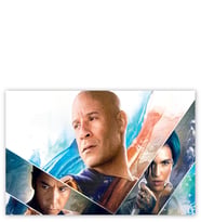 Ahşap Tablo Vin Diesel Donnie Yen Ruby Rose