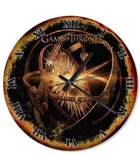 Game Of Thrones Desenli Duvar Saati