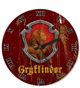 Gryffindor Harry Potter Akarlı Duvar Saati
