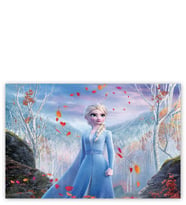 Ahşap Tablo Frozen 2 Queen Elsa Yaprakların Dansı