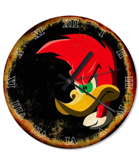 Woodpecker Woody Çocuk Odası Duvar Saati