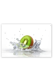 Ahşap Tablo Kiwi Ve Su Sıçraması