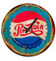 Pepsi Cola Kapağı Baskılı Duvar Saati