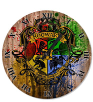 Harry Potter Hogwarts Baskılı Duvar Saati