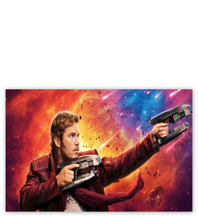 Ahşap Tablo Galaksinin Koruyucuları Chris Pratt