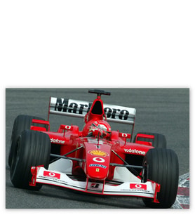 Ahşap Tablo Formula 1 Kırmızı Marlboro