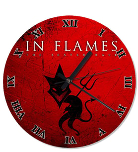 In Flames Özel Tasarım Duvar Saati
