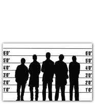 Ahşap Tablo The Usual Suspects  Silhouettes