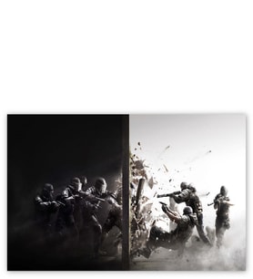Ahşap Tablo Rainbow Six Siege Tom Clancy Çatışma