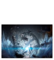 Ahşap Tablo Titanfall Patlama Konsept Art