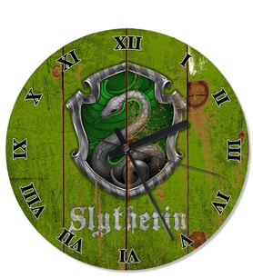 Slytherin Harry Potter Analog Duvar Saati