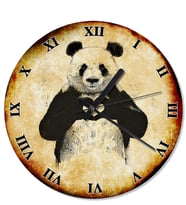 Kalpli Panda Tasarım Duvar Saati