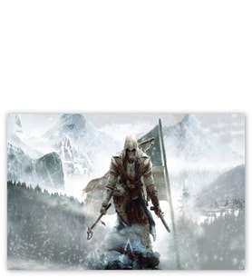Ahşap Tablo Assassins Creed 3 Karlı Tepeler