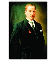Ahşap Tablo Mustafa Kemal Atatürk Portre