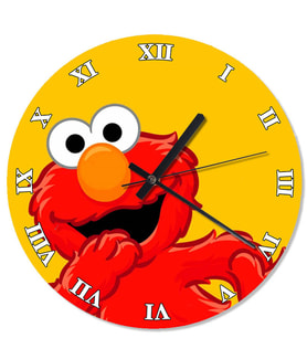 Elmo The Muppets Akarlı Duvar Saati
