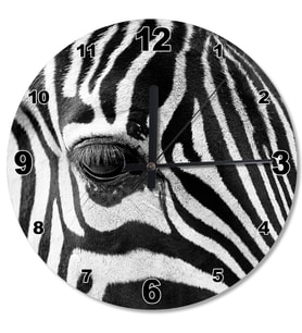 Zebra Gözü Ahşap Duvar Saati