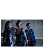 Ahşap Tablo Resident Evil Milla Jovovich, Ali Larter, Ruby Rose